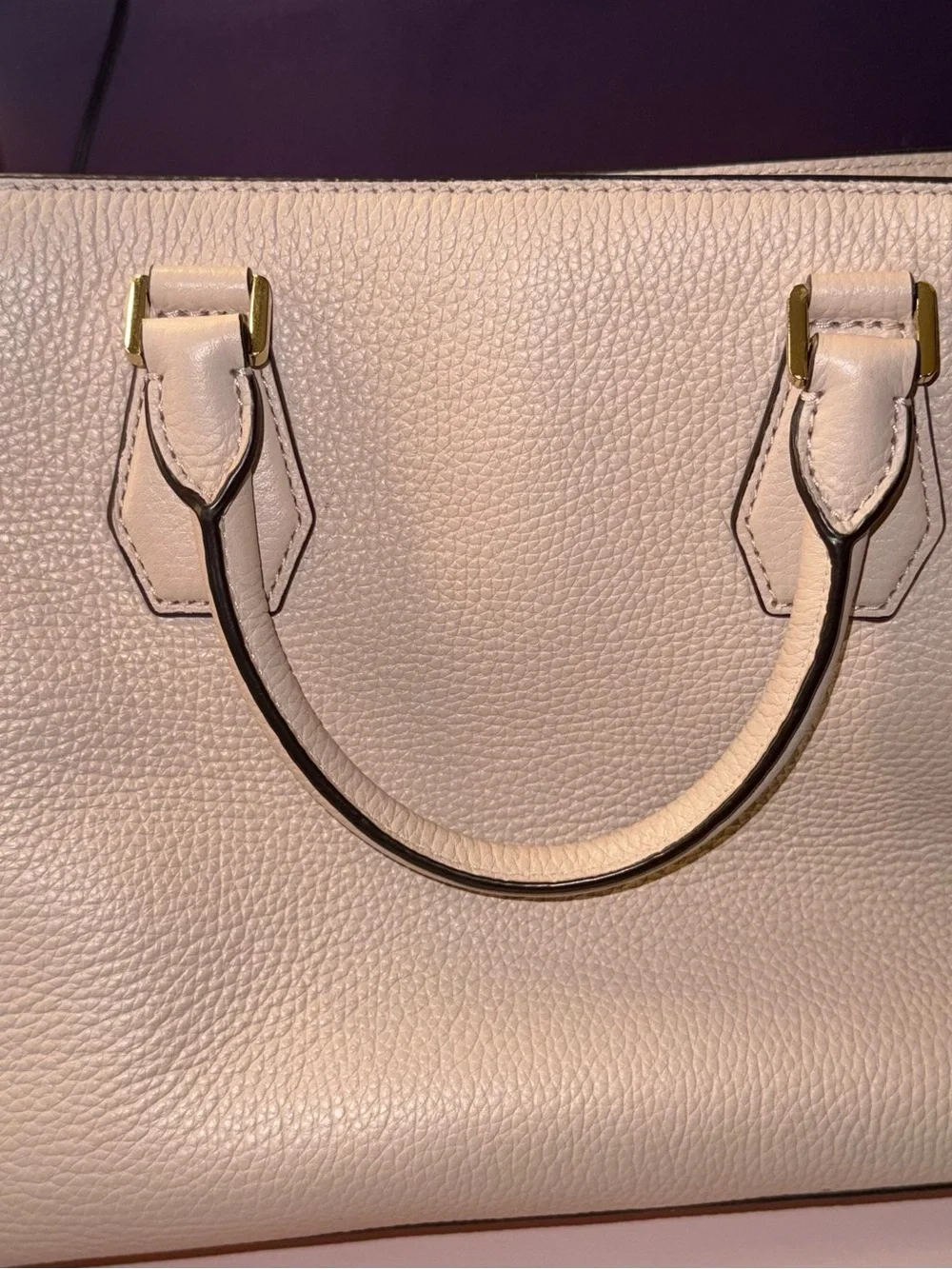 Michael Kors structured leather